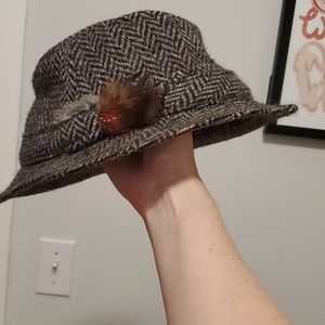 Hanna Hats Flat top Irish walking hat sz Large